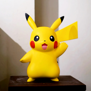 经典皮卡丘手办摆件30厘米宝可梦树脂公仔居家装饰玩偶 现货
