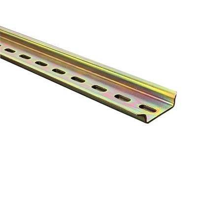 国标C45导轨TH35X7.5MM空开断路器DZ47钢质导轨U型铁卡轨安装 1米