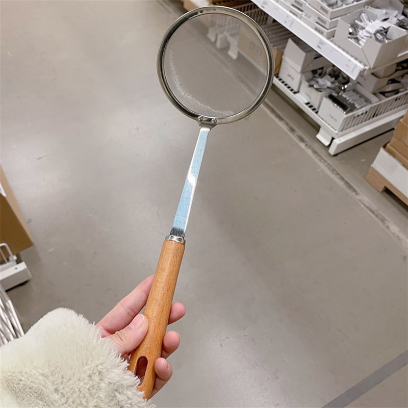 包邮家用不锈钢豆浆果汁辅食过滤网筛滤网筛超细捞勺火锅隔油漏勺