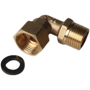 全铜活接弯头4分热水器铜活接弯头 铜电镀活动弯头内外牙活接弯头