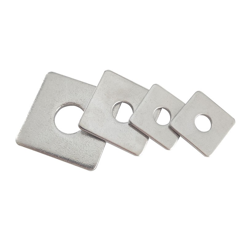 304不锈钢加大加厚四方垫片正方形金属平垫圈幕墙M4NM5M8M10M12M1