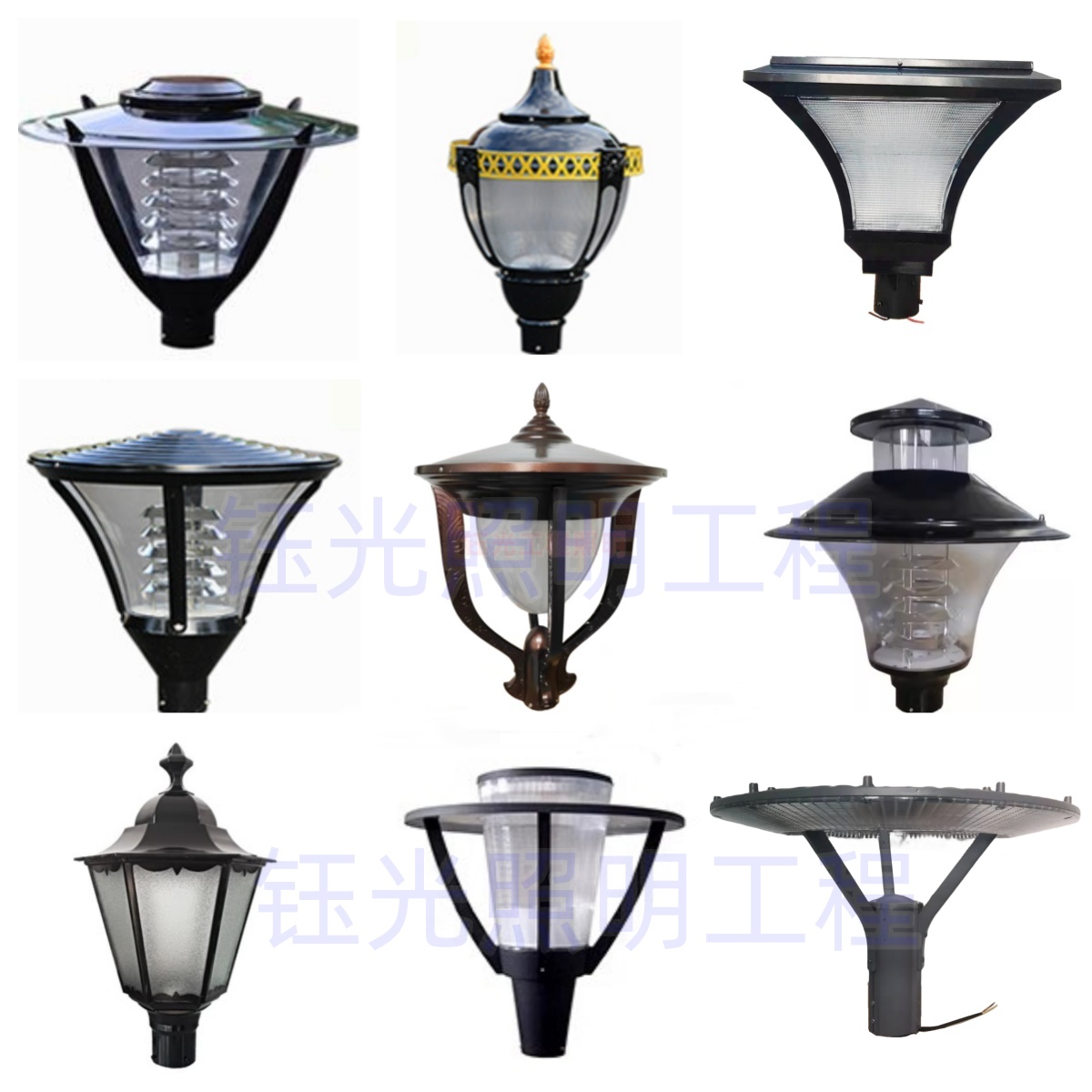 led欧式铝室外防水路灯灯罩防锈