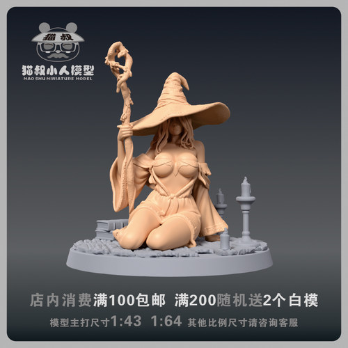 1/64人偶白模隐者艾尔登法环手办