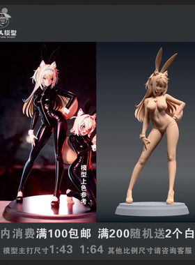 【猫叔模型】b20-01茸茸阿比斯加德  1/64或1/43比例人偶微缩白模