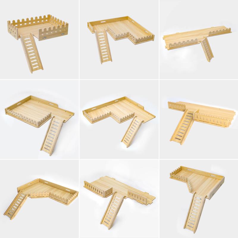 金丝熊仓鼠笼子二层平台