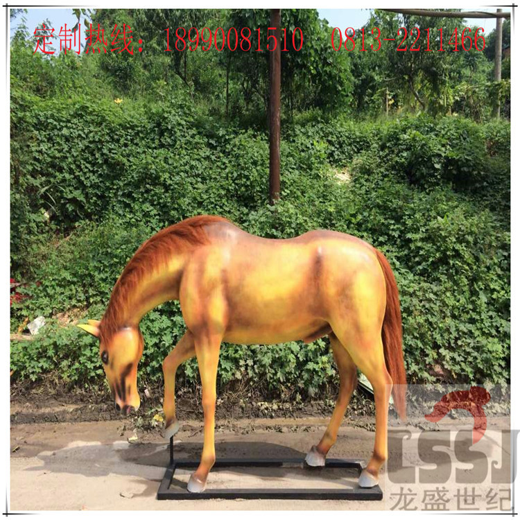 仿真马动物人物玻璃钢卡通造型广场展览动漫人物模型