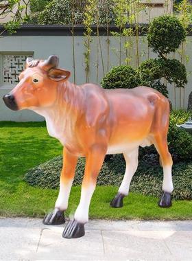 十二生肖玻璃钢雕塑鼠牛虎兔龙蛇马羊猴鸡狗猪园林景观装饰品摆件