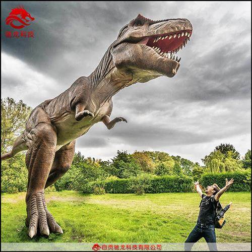 仿真恐龙机械电动恐龙模型硅胶动态恐龙会动会叫橡胶恐龙机模动雕