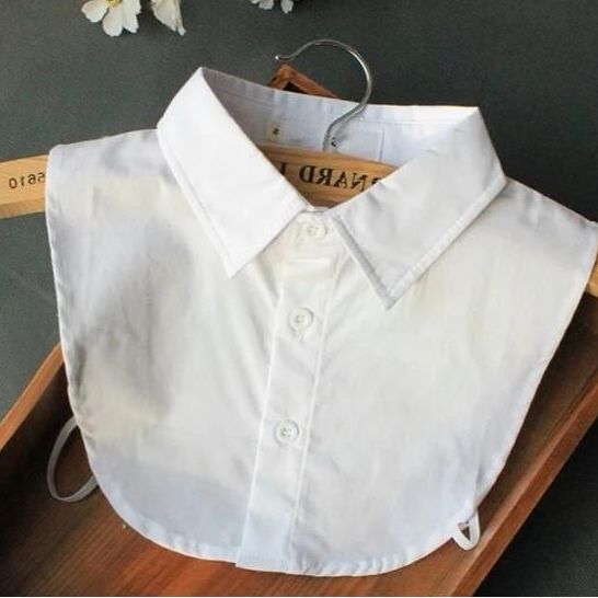 儿童假领子纯棉纯棉儿童假领子百搭男童学生女童衬衫领子牛仔格子