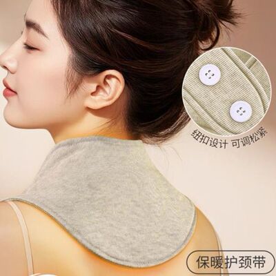 肩颈防受凉保暖肩颈防受凉带兜坐月子神器脖子颈椎防寒小披肩围脖