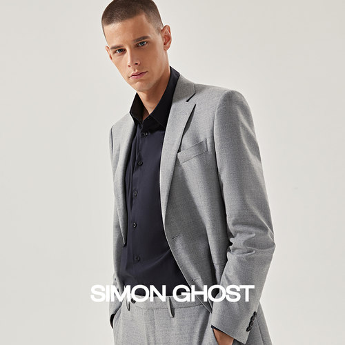 羊毛商务西服套装SIMONGHOST