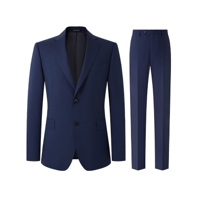 蓝色商务西装SIMONGHOST