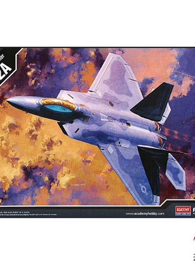天易模型 爱德美 1/72 拼装飞机 12423 美国现代F-22A猛禽战斗机