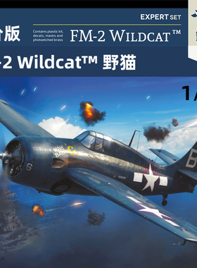 天易模型 Arma拼装飞机 70031 FM-2 Wildcat 野猫 进阶版 1/72