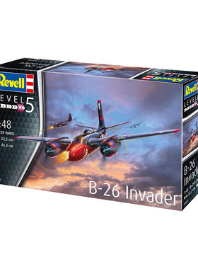 天易模型 利华 03823 B-26C Invader 入侵者 轻型轰炸机 1/48