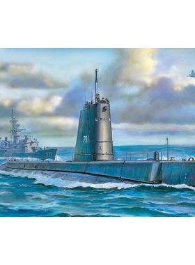 天易模型 AFV CLUB拼装 SE73513 美国 孔雀鱼 II 级潜舰 1/350