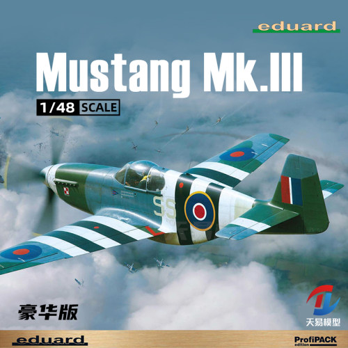 天易模型 牛魔王 82109 野马 Mustang Mk.III  豪华版 1/48