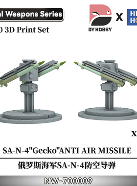天易模型 重磅 3D打印 1/700 俄罗斯SA-N-4防空导弹 NW-700009