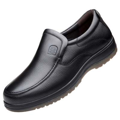 真皮男鞋老人头商务休闲