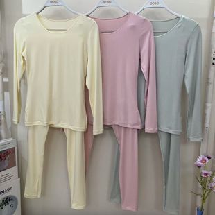 打底秋衣秋裤 秋冬款 薄款 香蜜闺秀25305006女士圆领保暖内衣套装