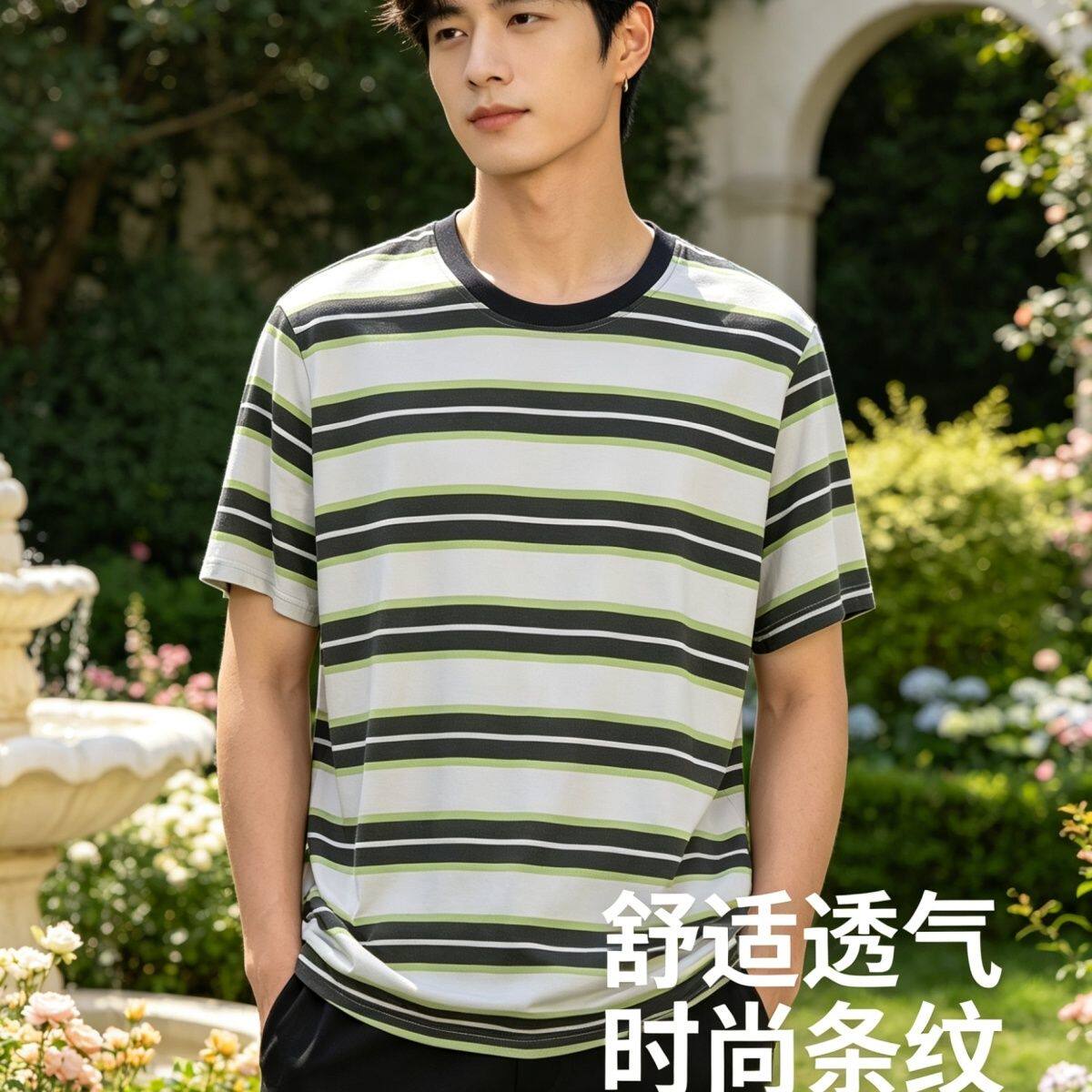 香蜜闺秀男冰爽棉家居服不闷汗