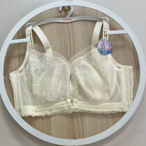 香蜜闺秀25212003新款C/D杯超薄记忆钢圈蕾丝兔耳大胸显小文胸