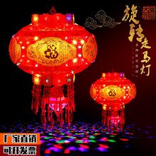 七彩led走马灯笼大水晶旋转灯笼1