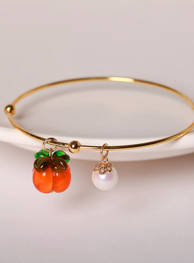 柿柿如意可爱手链小清新