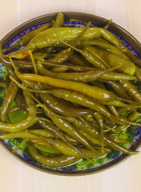 正宗腌小辣椒腌制酸甜小辣椒泡椒小米辣朝天椒下饭小咸菜餐饮商用