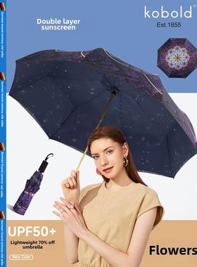 kobold德国拇指伞太阳伞女士小巧遮阳伞防晒紫外线高晴雨两用伞
