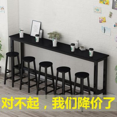 速发吃饭长桌子甜品合茶店咖闲厅桌椅组奶欧式小酒吧休啡吧长条几