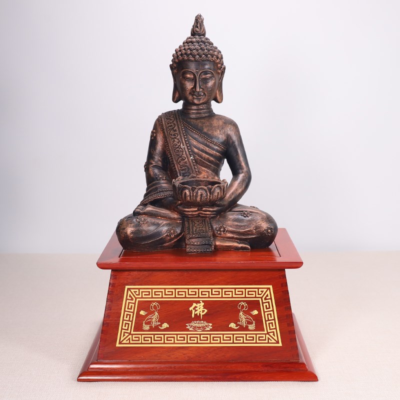 现货速发实木底座托架加高垫高摆件佛像观音菩萨财神关公神像雕塑