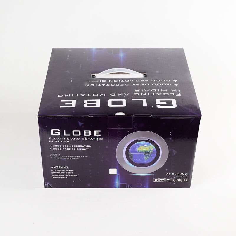 速发磁悬浮地球仪6寸光生新奇特实用创意家居装饰品摆件高端发日