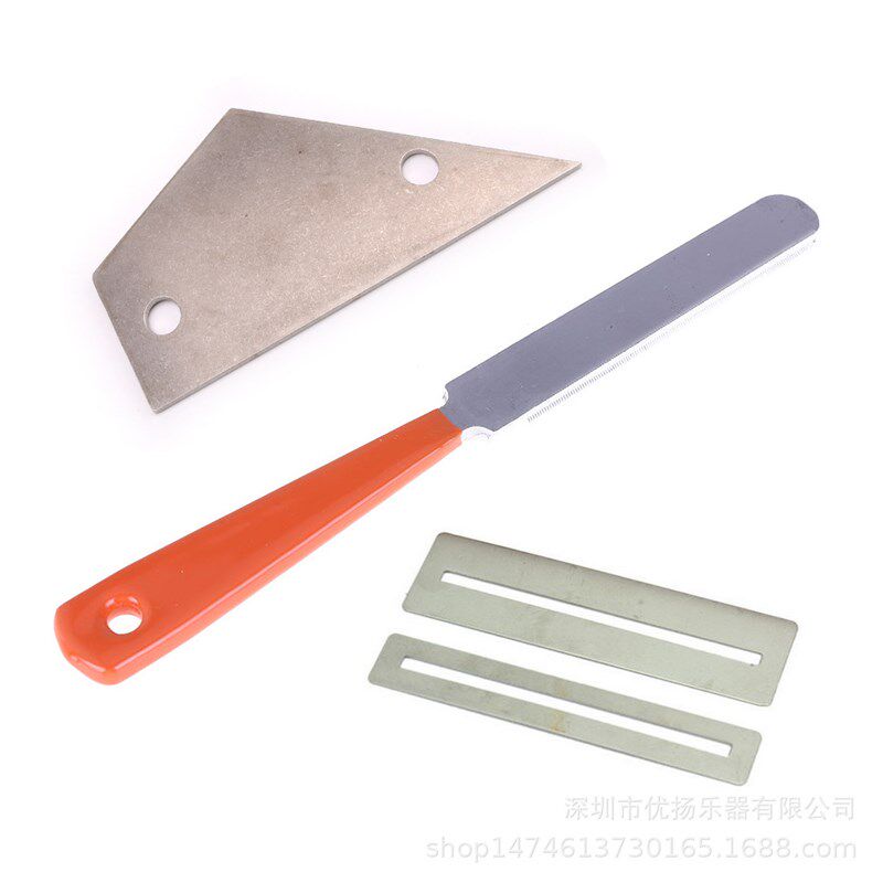 速发吉他装rrt Ceowig 调平工具 吉他打磨锉刀 品丝保护垫片套F工