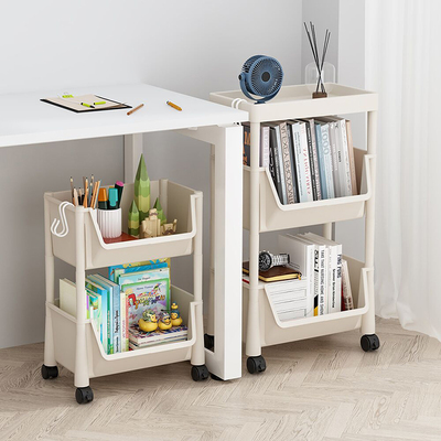 速发小推车置物厅家用落地水层客架零食收纳架厨房移动多果蔬菜储