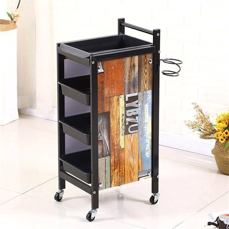 速发。发廊工具车。美发便式抽屉收纳安捷置物架子手推手推车欧装