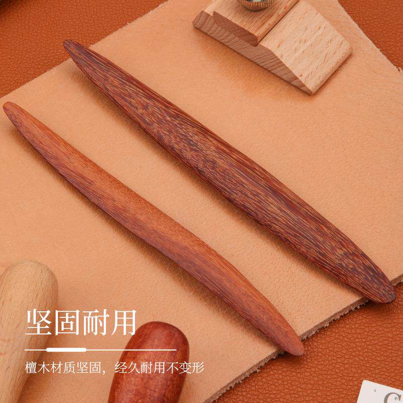现货品皮革修f边塑形棒不锈钢DIY手工皮具修边划线植鞣革塑形折边