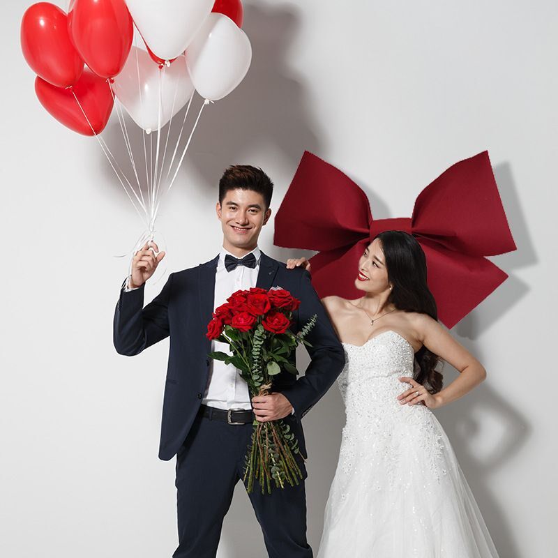 速发结婚大蝴包结蝴蝶结蝶料材婚房装饰婚礼布置
