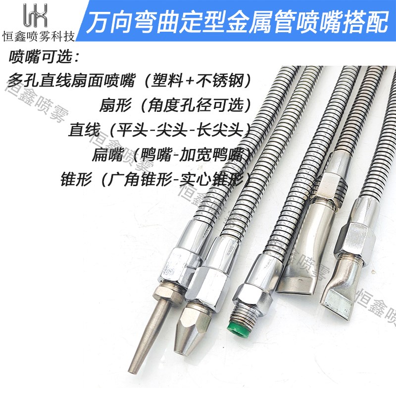 速发向弯曲金属定型管2分分4分内外丝蛇机管形车床冷却吹风喷水