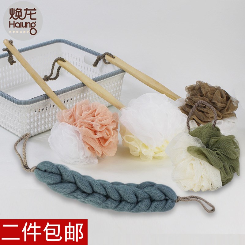 速发18焕龙洗澡沐浴球泡澡澡浴花可爱搓球搓背起泡洗浴用品沐浴花