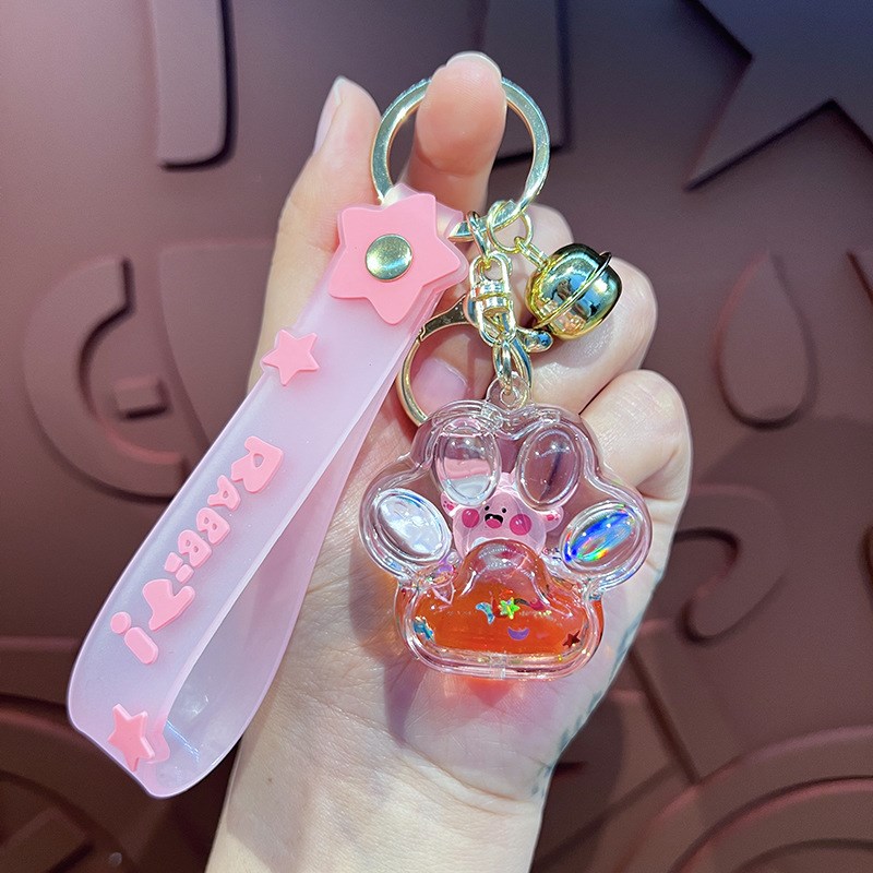速发可爱入油件莓包兔子瓶精致漂流扣挂饰汽车挂草小礼品