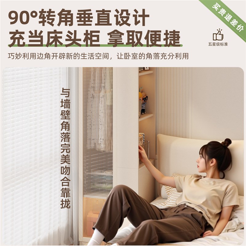 速发法式复古实木衣柜梳妆台一体家用卧室床尾化妆桌电脑桌二合一
