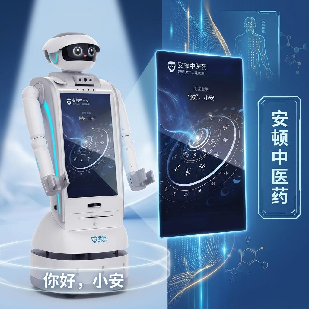 安顿中医机器人中医药数字化创新融合人工智能经典中医AI面诊可视