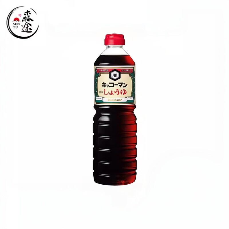 日本原装进口万字浓口酱油1000ml龟甲万酱油日新味淋寿司寿喜锅