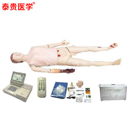 CPR700S大屏幕液晶彩显高级电脑心肺复苏模拟人RF遥控器控制