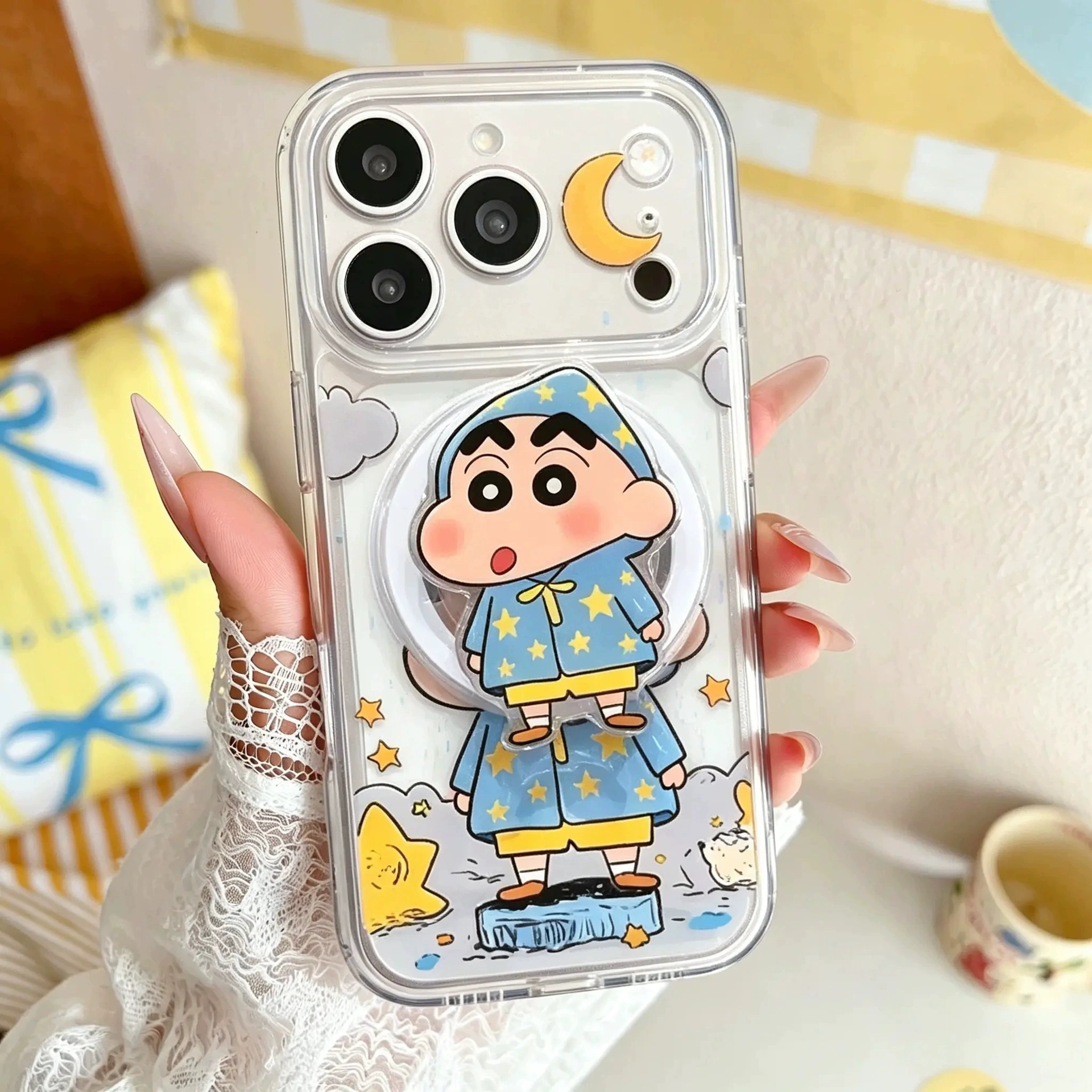 磁吸手机壳带支架适用iphone17