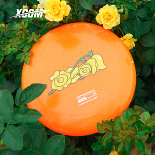 XCOM艾克黄玫瑰同款限定飞盘175g极限户外运动竞技节日礼品定制