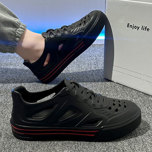 凉鞋男款洞洞鞋夏季外穿防滑开车