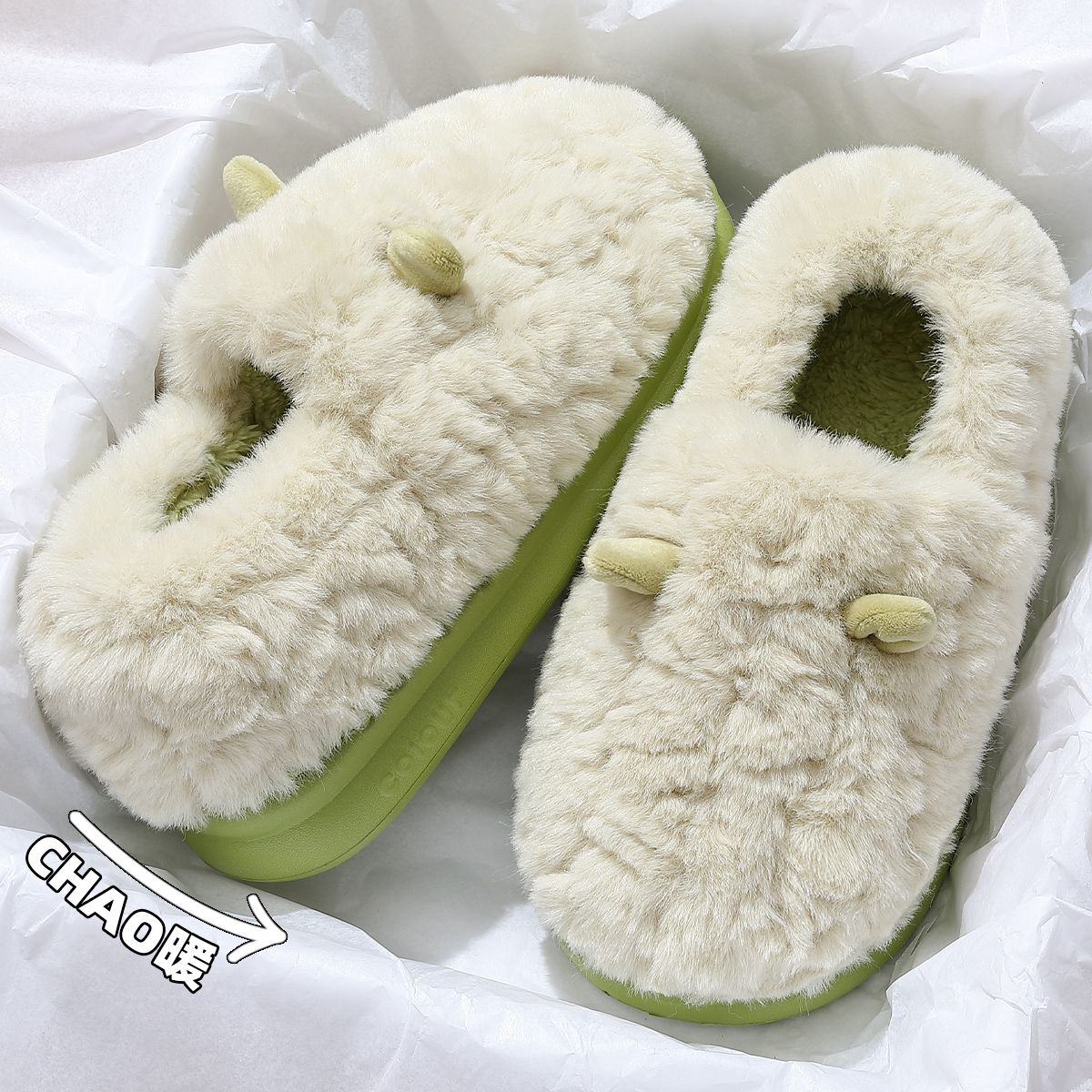 棉拖鞋女冬季外穿包跟2025新款