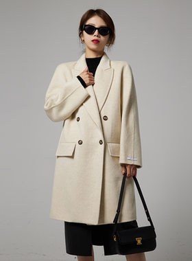 DOUBLE LADY家高端羊毛女神级双面羊毛大衣外套